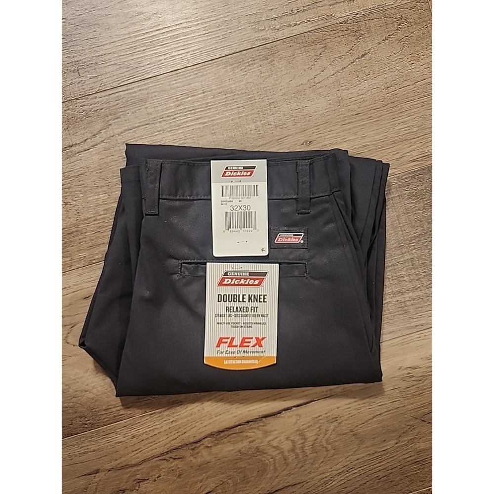 Genuine Dickies 32x30 Men's Relaxed Fit‎ Straight Leg Double Knee Flex Pants